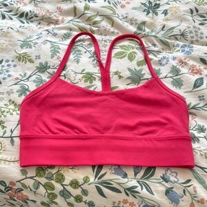 Pink Sports Bra